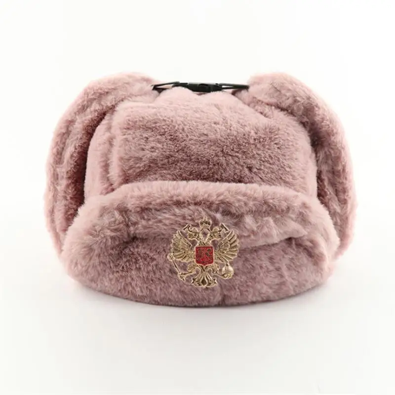 Soviet Badge Ushanka Men&Women - đánh giá và giá Trapper Hat Ear Flap