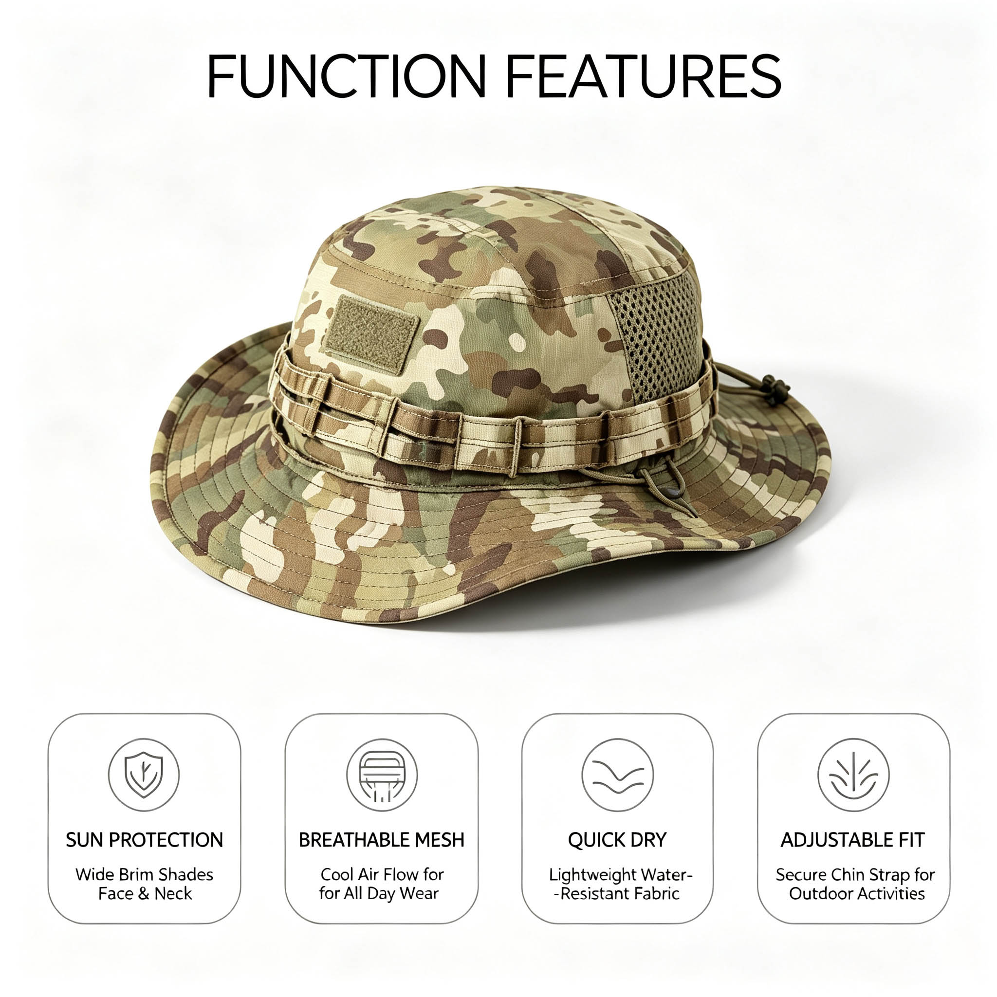Tactical Boonie Hat for Men Su - đánh giá và giá Boonie Hat Tactical