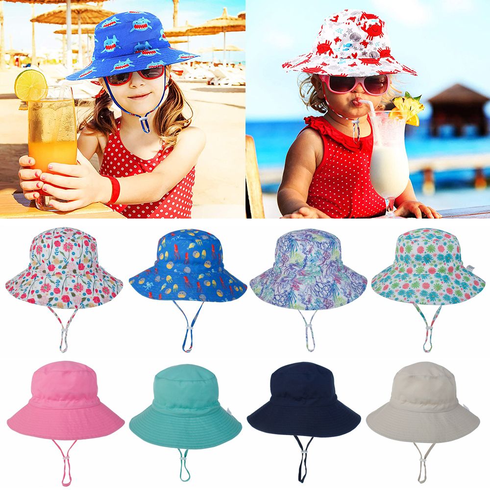 Summer Boys Girls Neck Ear Cov - đánh giá và giá Sun Hat Wide Brim