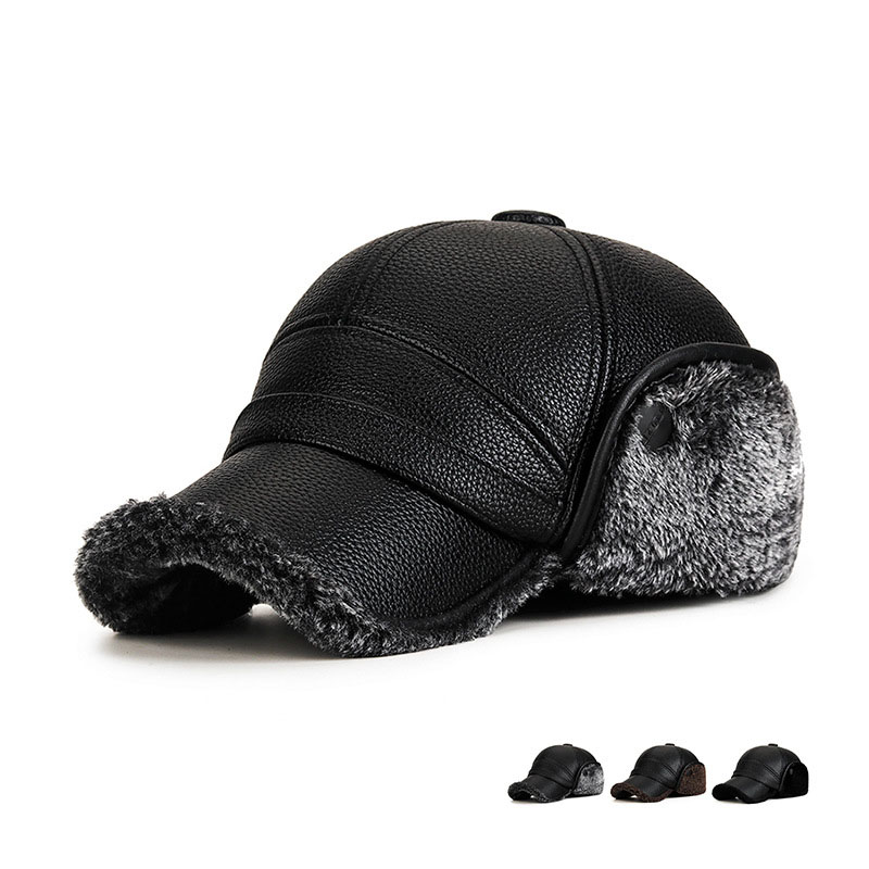 Middle-Aged And Elderly Fur Ha - đánh giá và giá Baseball Cap Structured