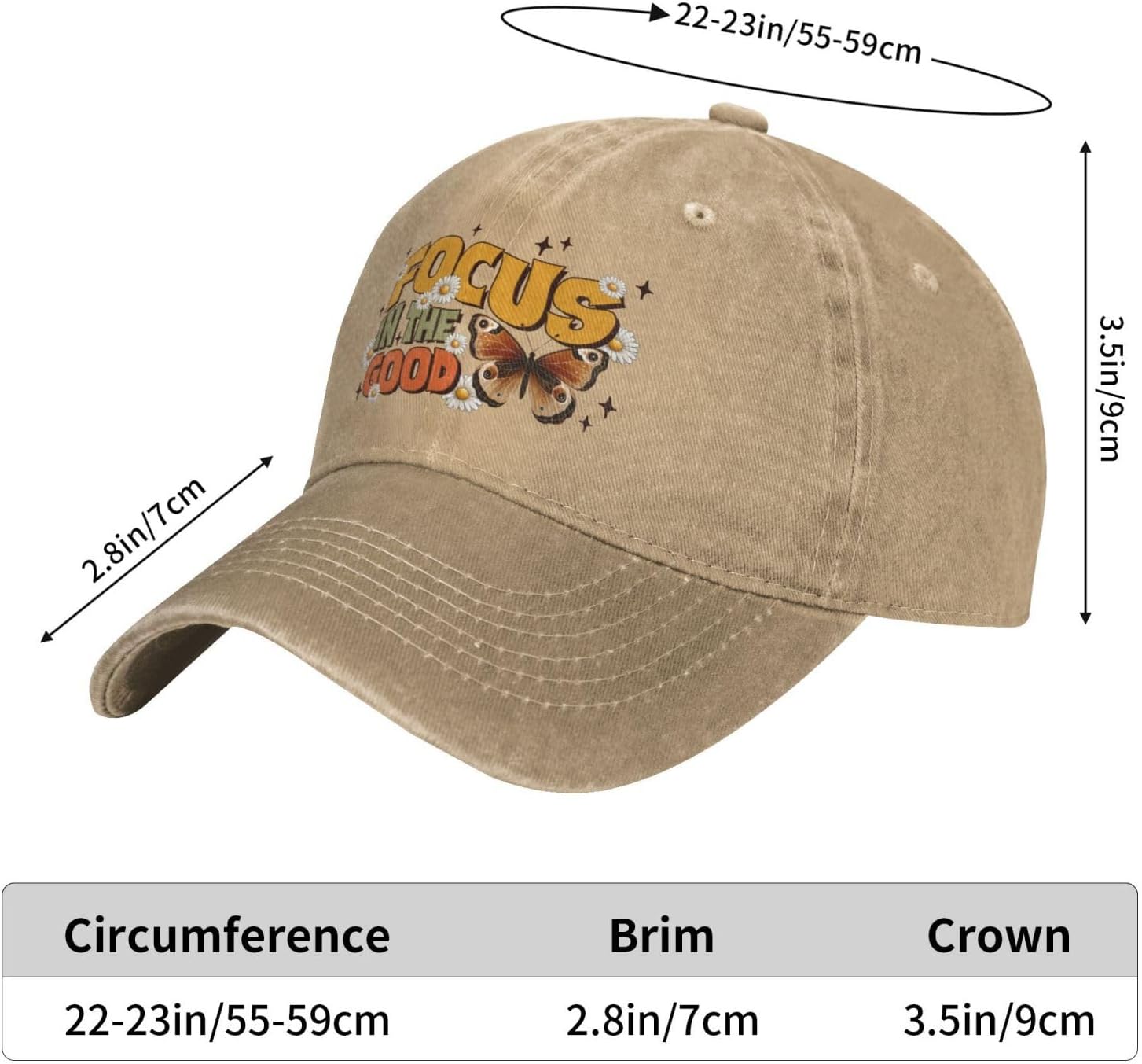 Focus in The Good Butterfly Da - đánh giá và giá Golf Cap Dad