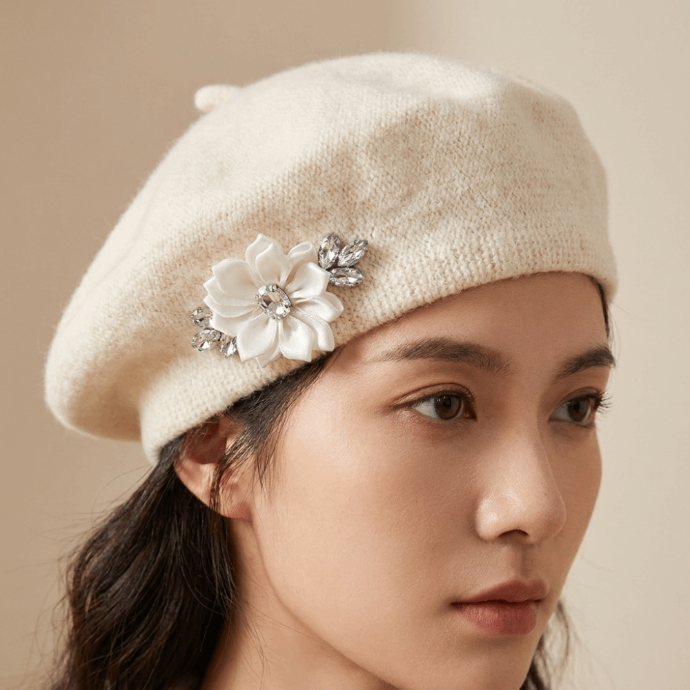 Sweet Solid Color Wool Beret C - đánh giá và giá Beret French Wool