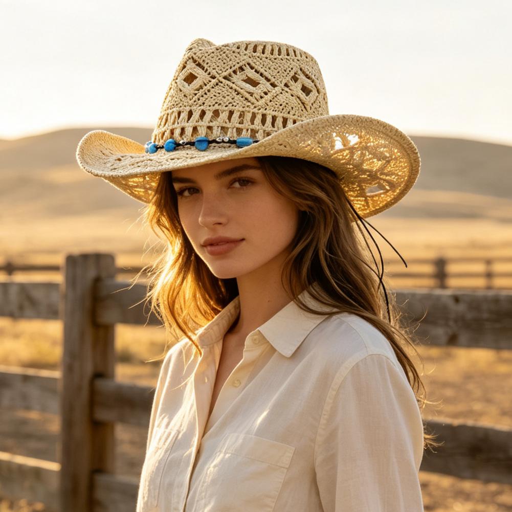 Women Cowboy Hat Western Style - đánh giá và giá Cowboy Hat Straw