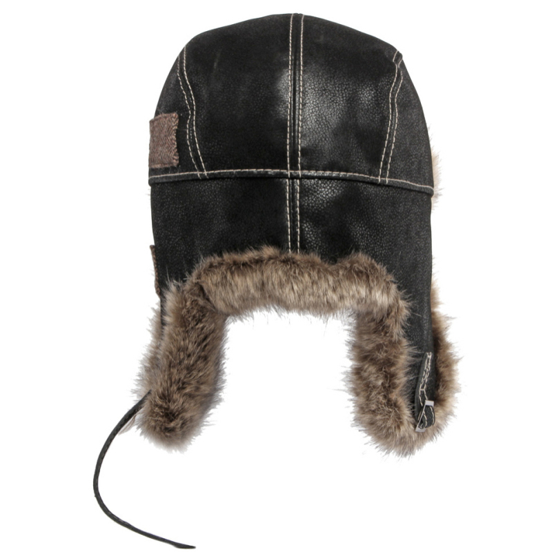 HT4098 Nga Nón Dày Ấm Da Mùa Đ - đánh giá và giá Winter Trapper Hat