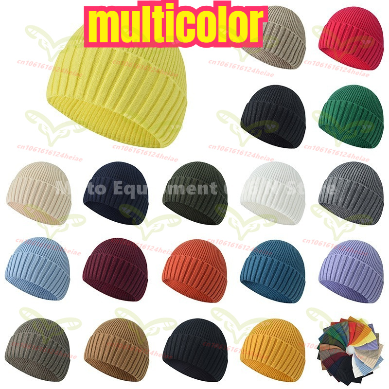 Autumn Winter Soft Knitted Bea - đánh giá và giá Beanie Cuffed Knit
