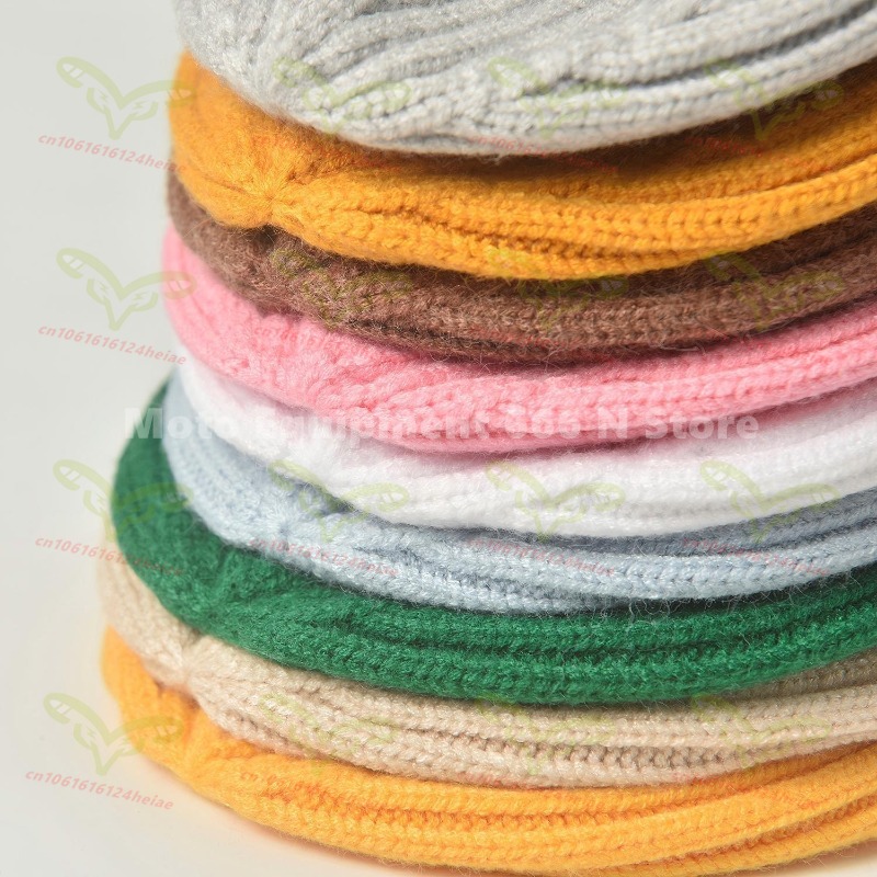 Autumn Winter Soft Knitted Bea - đánh giá và giá Beanie Cuffed Knit