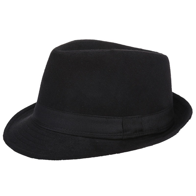 Men Autumn Winter Wool Fedora  - đánh giá và giá Fedora Hat Wool