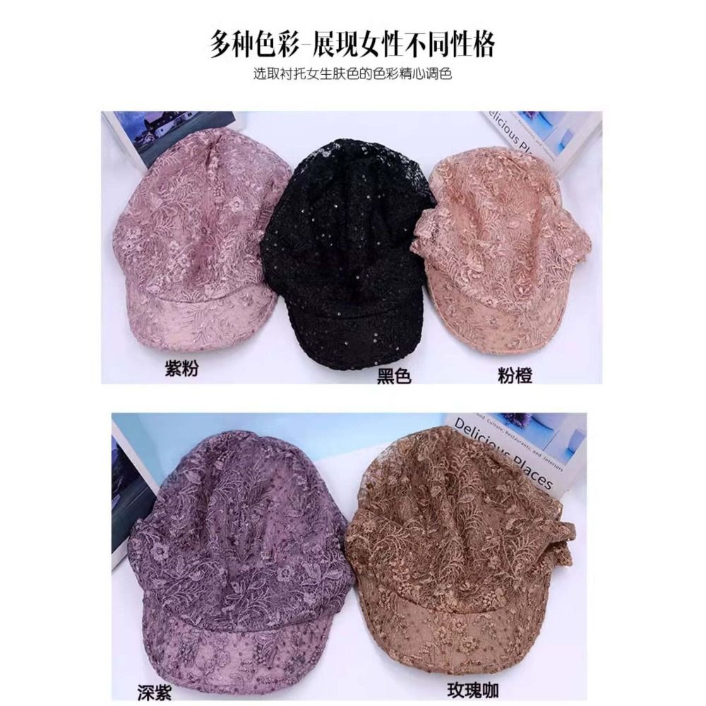 Hollow Out Flower Beanie Cap B - đánh giá và giá Baseball Cap Structured