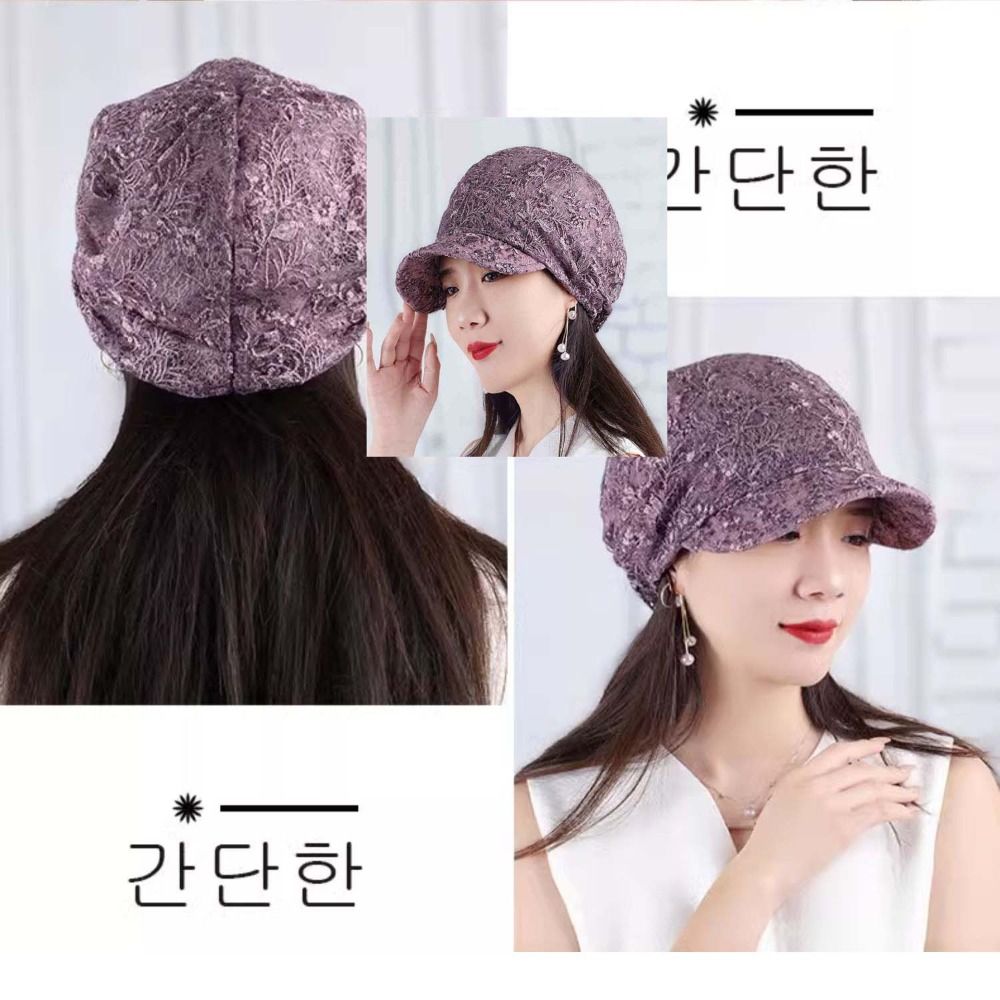 Hollow Out Flower Beanie Cap B - đánh giá và giá Baseball Cap Structured