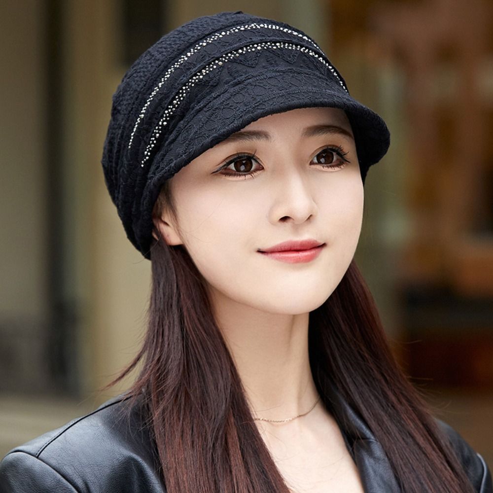 Hollow Out Flower Beanie Cap B - đánh giá và giá Baseball Cap Structured