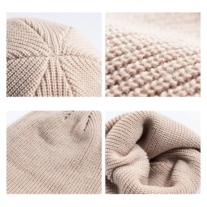 Winter Knitted Hat Warm Outdoo - đánh giá và giá Beanie Cuffed Knit